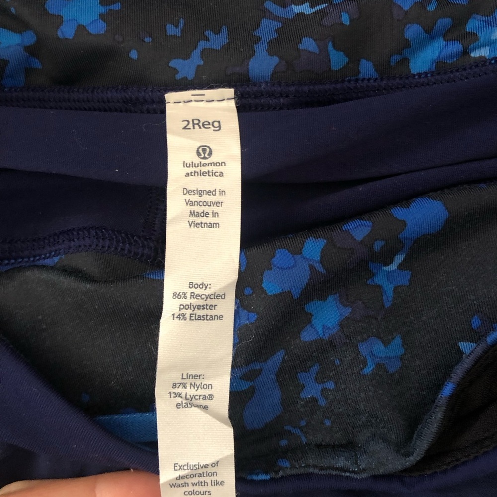 Navy Blue lululemon tennis Skirt - Picture 4 of 4